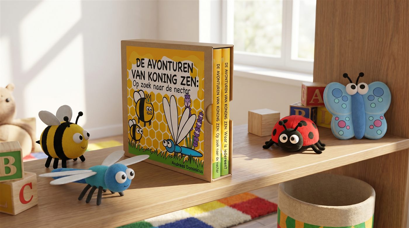 Koning Zen boek, leerzaam kinderboek over natuur, bijen en samenwerken